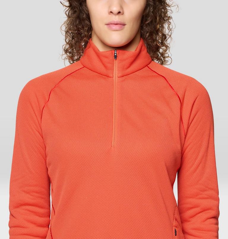 Women's AirMesh Half Zip, Color: Aspect, image 5