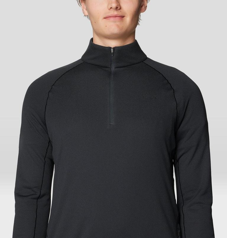 Men's AirMesh Half Zip, Color: Dark Storm, image 4