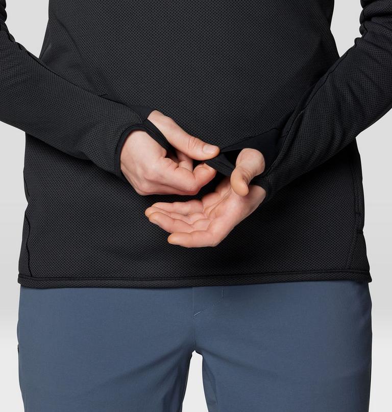 Men's AirMesh Half Zip, Color: Dark Storm, image 6