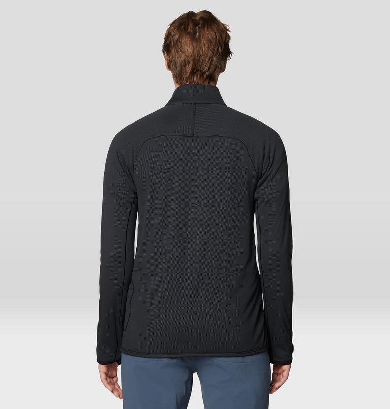Men's AirMesh Half Zip, Color: Dark Storm, image 2