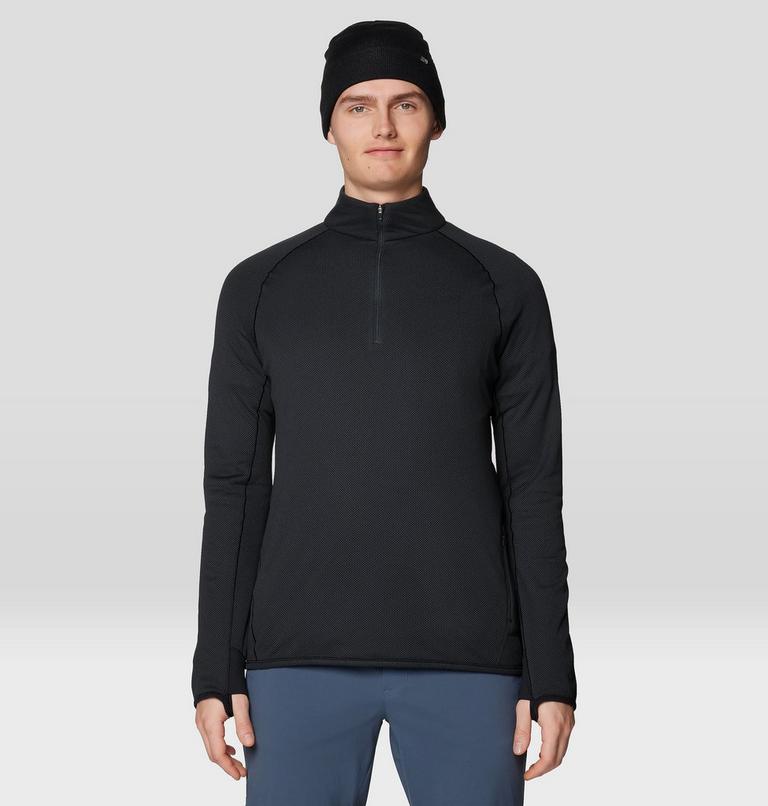Men's AirMesh Half Zip, Color: Dark Storm, image 1