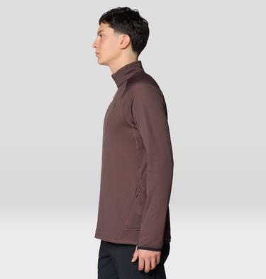 Men's AirMesh Half Zip, Color: Carob, image 7