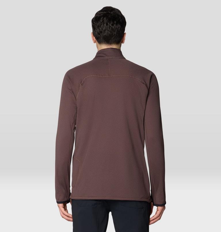 Men's AirMesh Half Zip, Color: Carob, image 2