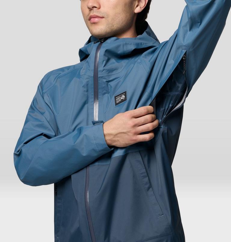 Men's Threshold Jacket, Color: Adriatic Blue, Moon Blue, image 9