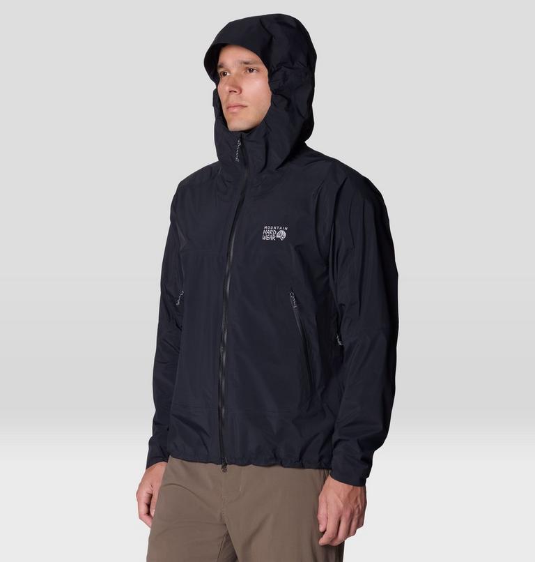 Men's Cloud Cipher Hooded Jacket, Color: Black, image 5