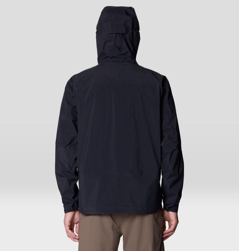 Men's Cloud Cipher Hooded Jacket, Color: Black, image 3