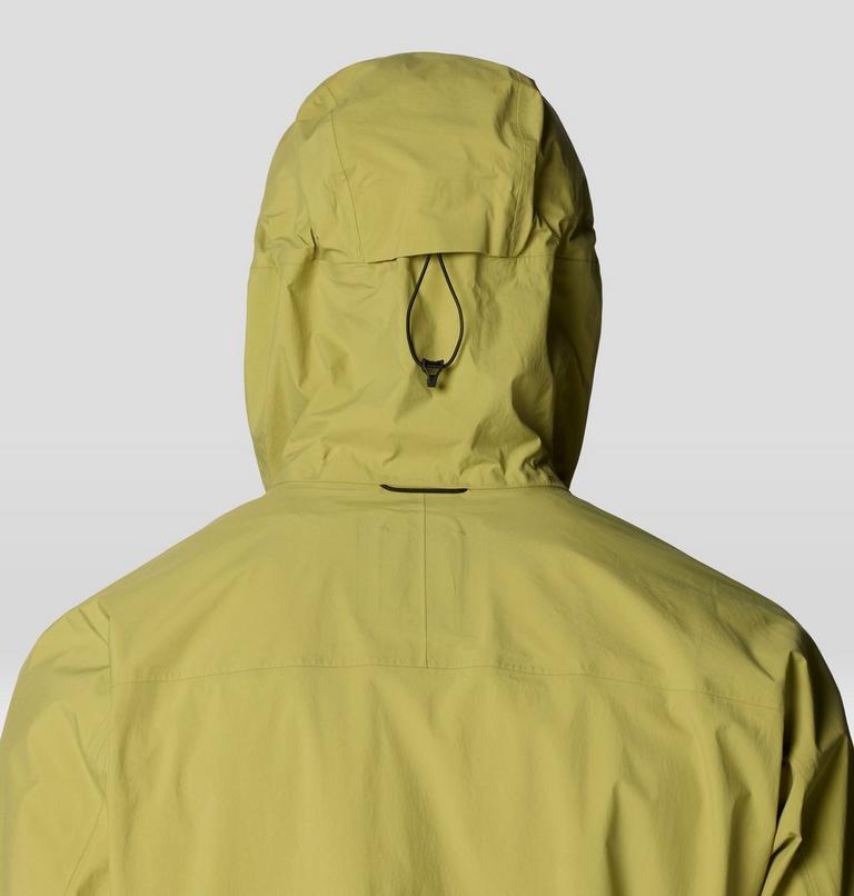 Men's Cloud Cipher Hooded Jacket, Color: Lucky Chard, Bright Fatigue, image 8