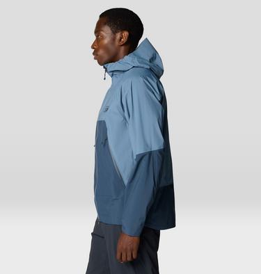 Men's Cloud Cipher Hooded Jacket, Color: Moon Blue, Adriatic Blue, image 16