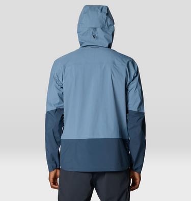 Men's Cloud Cipher Hooded Jacket, Color: Moon Blue, Adriatic Blue, image 15