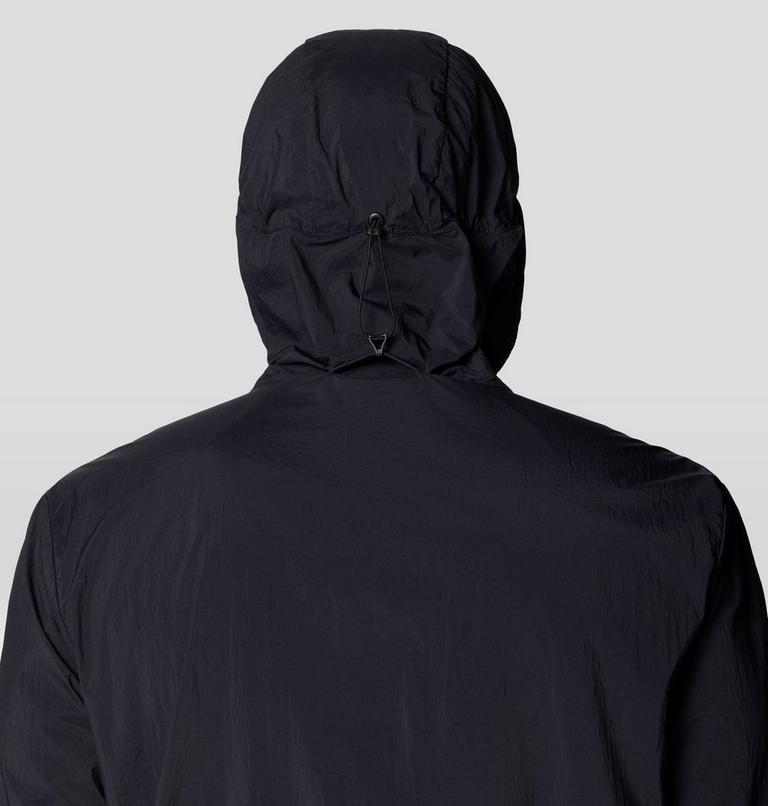 Men's Wind Veil Hooded Jacket, Color: Black, image 8