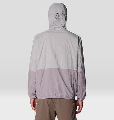 Men's Wind Veil Hooded Jacket, Color: Approaching Storm, Half Moon Grey, image 11