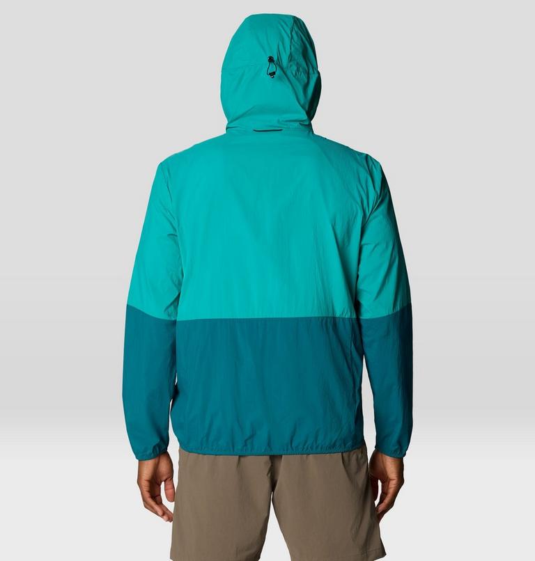 Men's Wind Veil Hooded Jacket, Color: Jack Pine, Blupernova, image 3