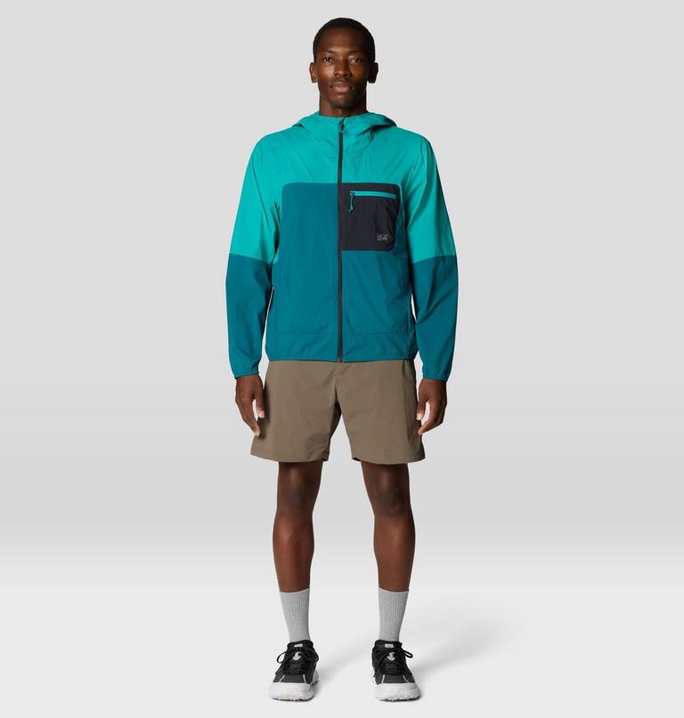 Men's Wind Veil Hooded Jacket, Color: Jack Pine, Blupernova, image 2