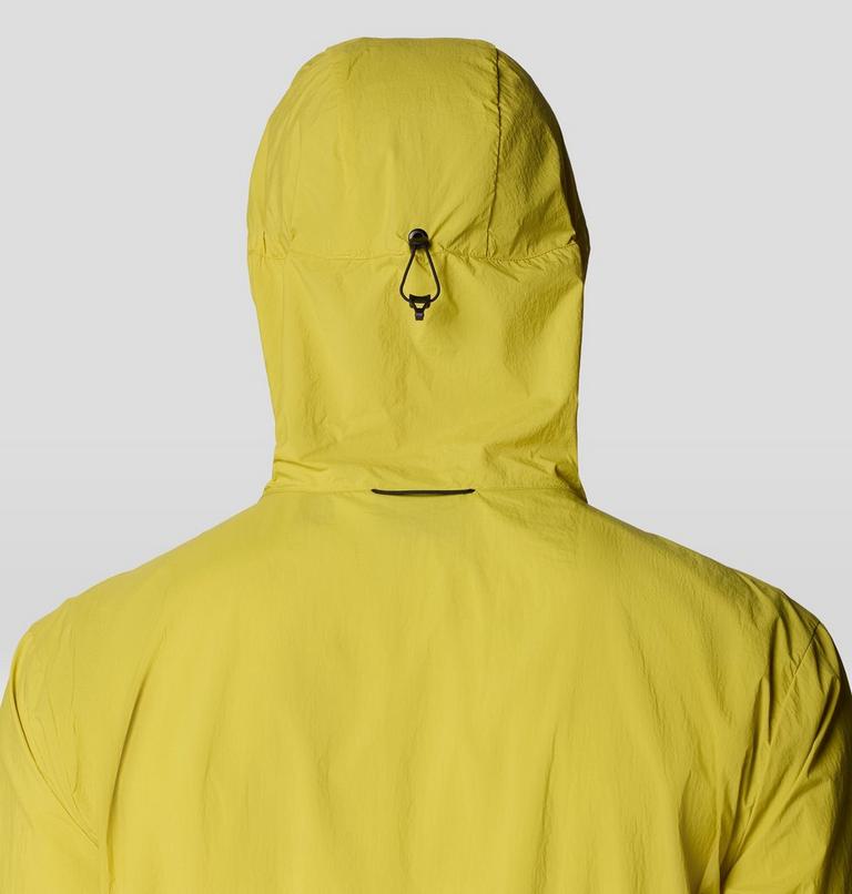 Men's Wind Veil Hooded Jacket, Color: Bright Fatigue, Lucky Chard, image 8