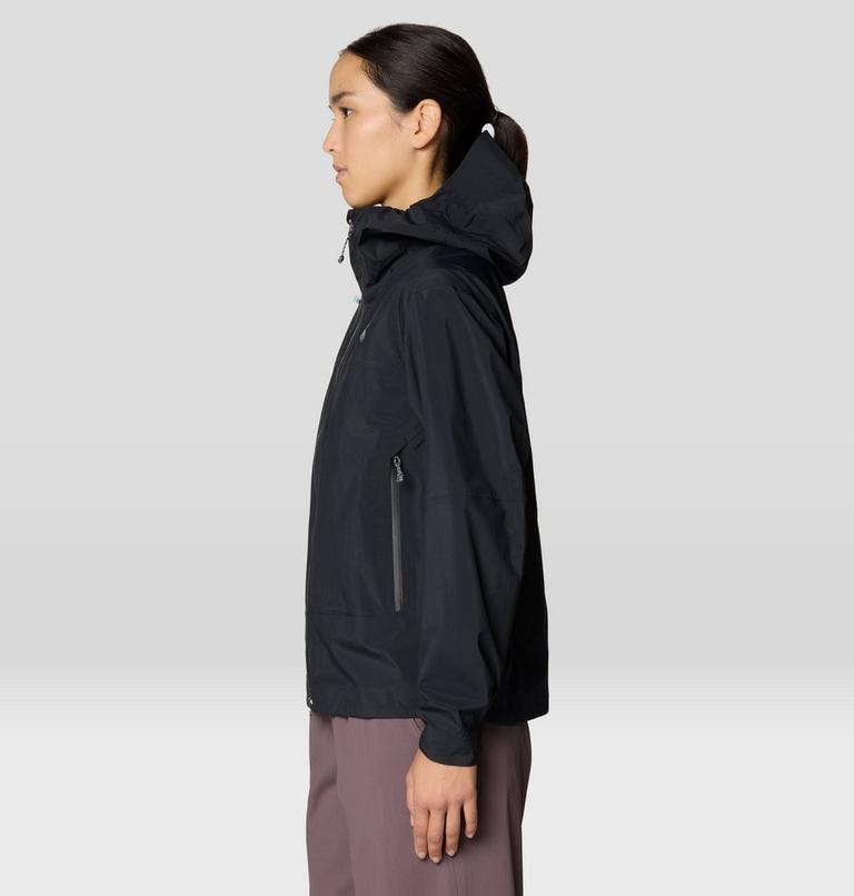 Women's Cloud Cipher Hooded Jacket, Color: Black, image 4