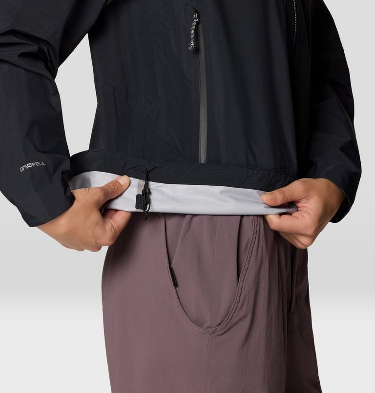 Women's Cloud Cipher Hooded Jacket, Color: Black, image 10