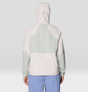Women's Cloud Cipher Hooded Jacket, Color: City Fog, Half Moon Grey, image 15