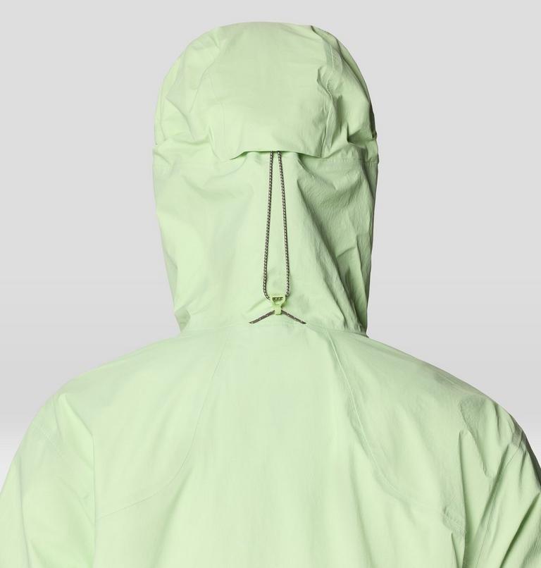Women's Cloud Cipher Hooded Jacket, Color: Frozen In Lime, image 7