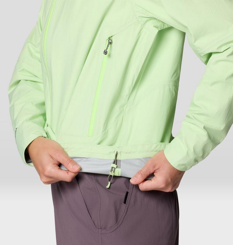 Women's Cloud Cipher Hooded Jacket, Color: Frozen In Lime, image 10