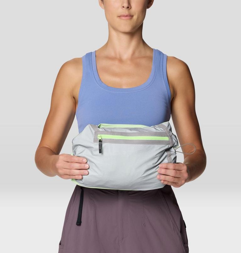 Women's Cloud Cipher Hooded Jacket, Color: Frozen In Lime, image 11