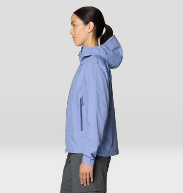 Women's Cloud Cipher Hooded Jacket, Color: Best Coast Blue, image 12