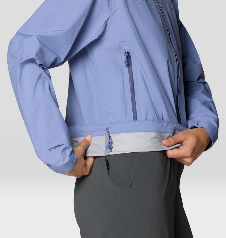 Women's Cloud Cipher Hooded Jacket, Color: Best Coast Blue, image 11