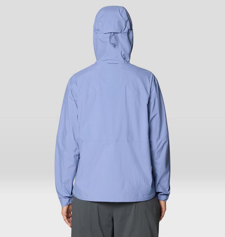 Women's Cloud Cipher Hooded Jacket, Color: Best Coast Blue, image 3