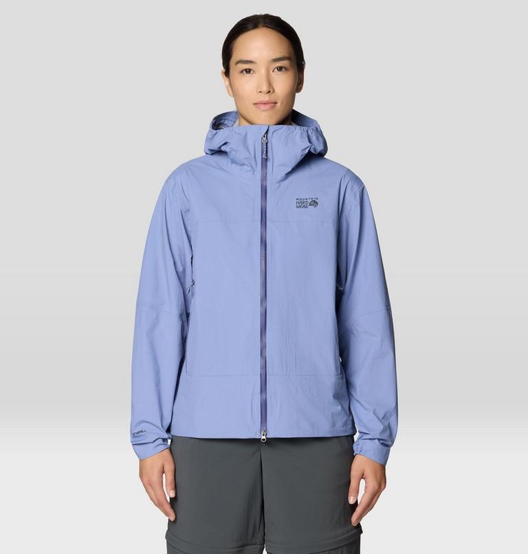 Women's Cloud Cipher Hooded Jacket, Color: Best Coast Blue, image 1