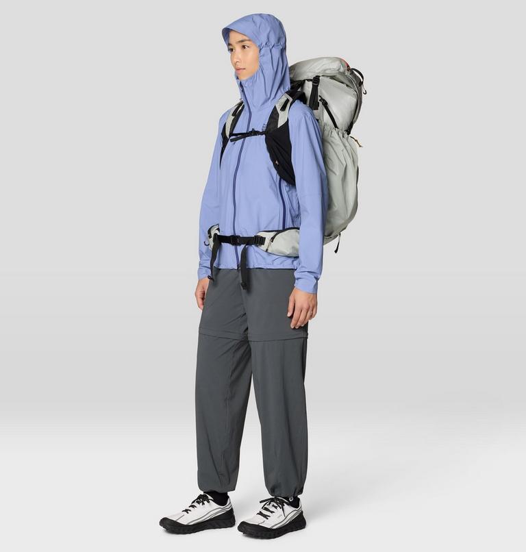 Women's Cloud Cipher Hooded Jacket, Color: Best Coast Blue, image 2