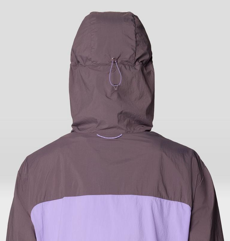 Women's Wind Veil Hooded Jacket, Color: Purple Sage, Harbor Violet, Approaching , image 8