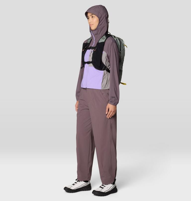 Women's Wind Veil Hooded Jacket, Color: Purple Sage, Harbor Violet, Approaching , image 2