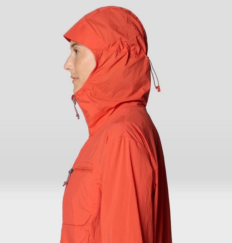 Women's Wind Veil Hooded Jacket, Color: Aspect, image 6