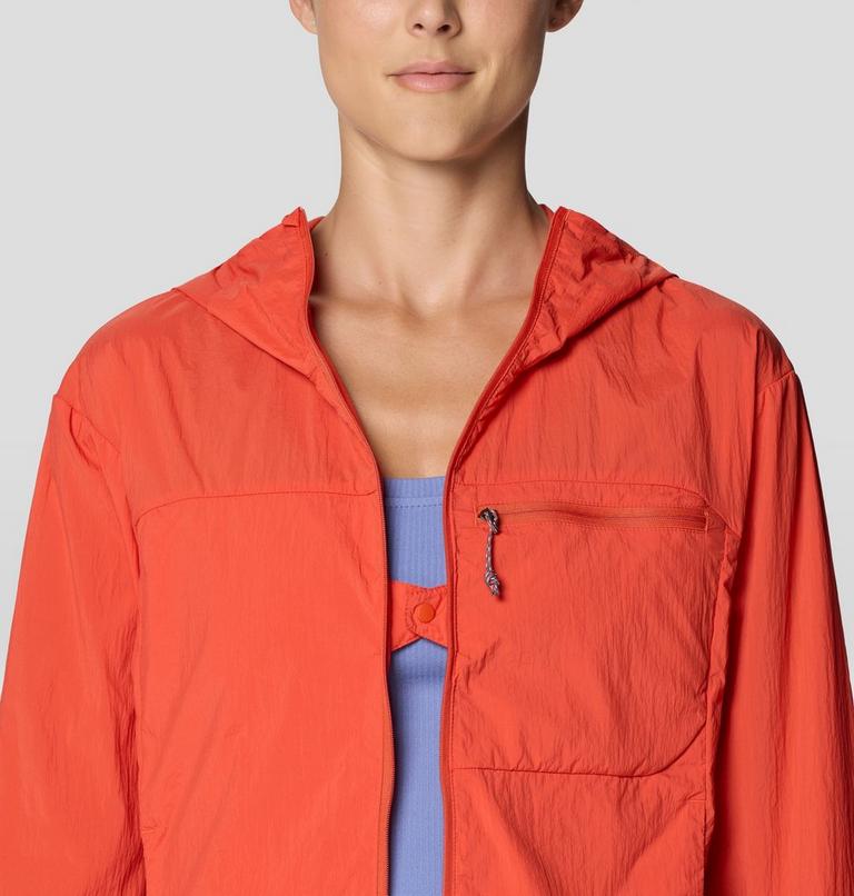 Women's Wind Veil Hooded Jacket, Color: Aspect, image 8