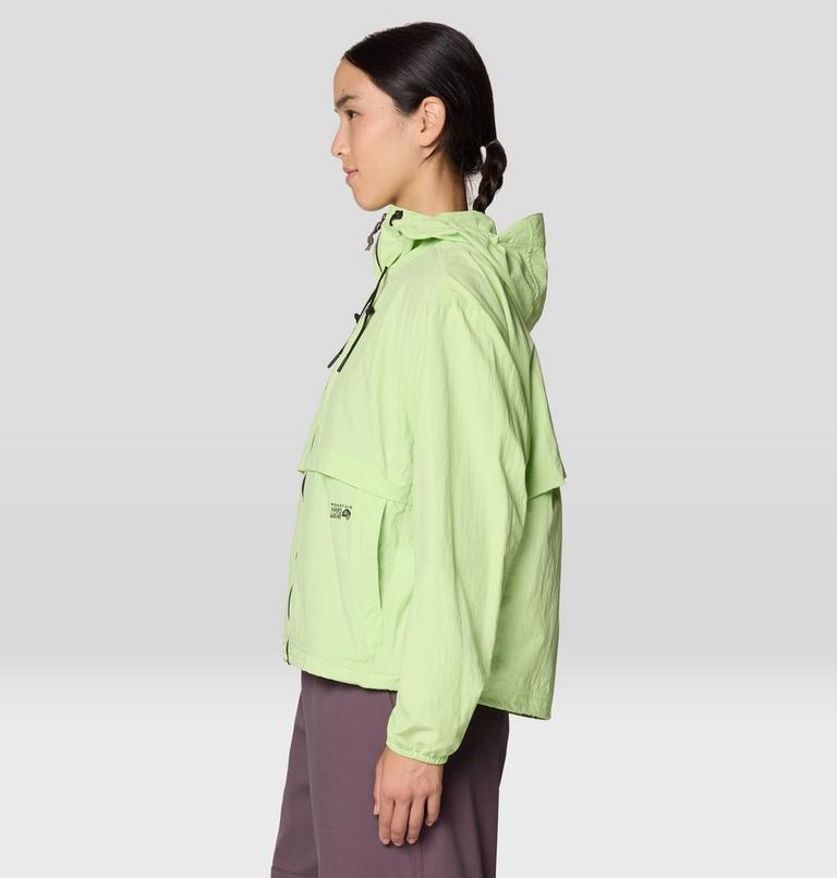 Women's Stryder Jacket, Color: Frozen In Lime, image 4