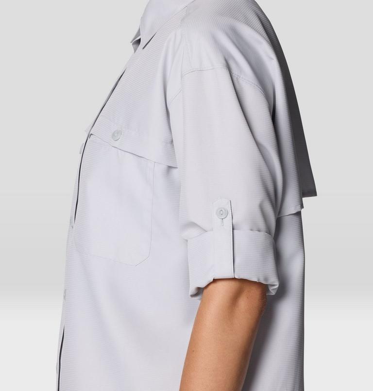 Women's Sun Drift Cooling Long Sleeve Shirt, Color: Grey Ice, image 6