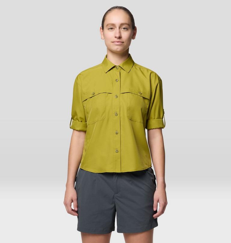 Women's Sun Drift Cooling Long Sleeve Shirt, Color: Bright Fatigue, image 5