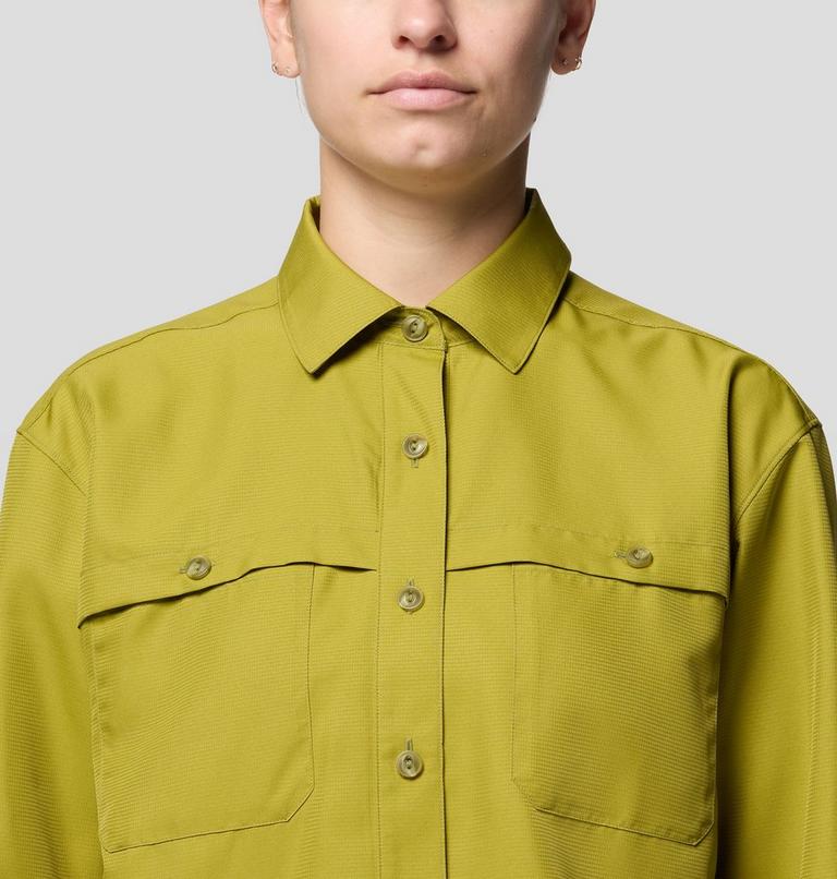Women's Sun Drift Cooling Long Sleeve Shirt, Color: Bright Fatigue, image 7