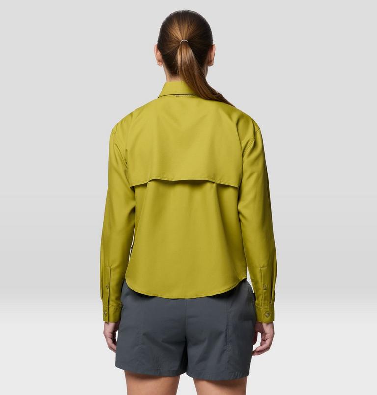 Women's Sun Drift Cooling Long Sleeve Shirt, Color: Bright Fatigue, image 3