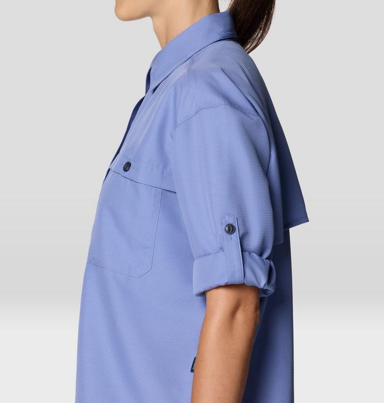 Women's Sun Drift Cooling Long Sleeve Shirt, Color: Best Coast Blue, image 5