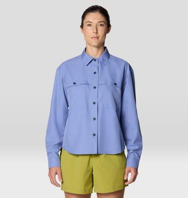 Women's Sun Drift Cooling Long Sleeve Shirt, Color: Best Coast Blue, image 13