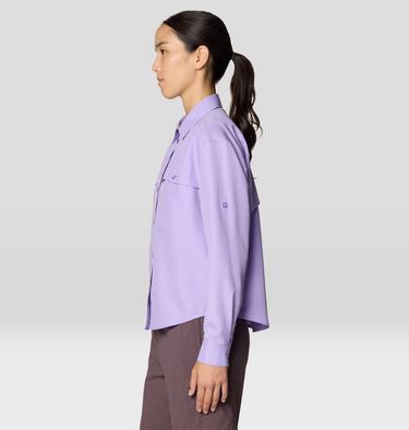Women's Sun Drift Cooling Long Sleeve Shirt, Color: Harbor Violet, image 12
