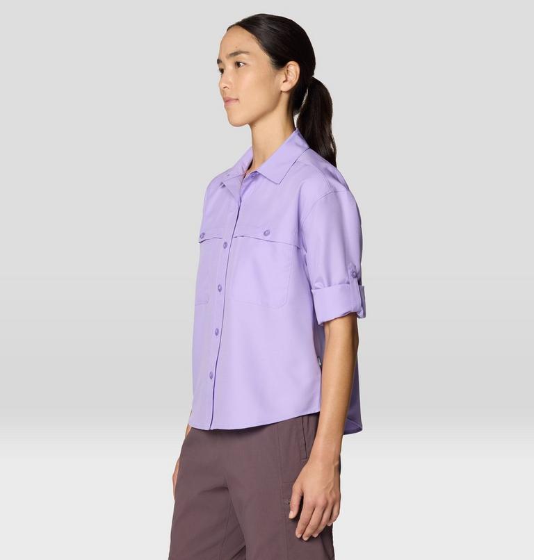 Women's Sun Drift Cooling Long Sleeve Shirt, Color: Harbor Violet, image 5