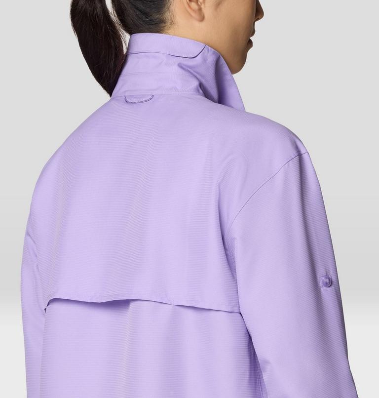 Women's Sun Drift Cooling Long Sleeve Shirt, Color: Harbor Violet, image 7