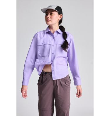 Women's Sun Drift Cooling Long Sleeve Shirt, Color: Harbor Violet, image 1