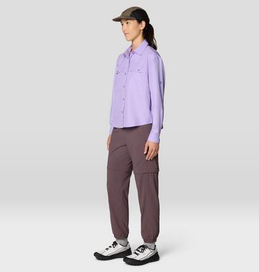 Women's Sun Drift Cooling Long Sleeve Shirt, Color: Harbor Violet, image 10