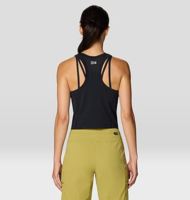 Women's Mountain Stretch Tanklette, Color: Black, image 11
