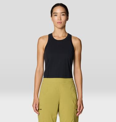 Women's Mountain Stretch Tanklette, Color: Black, image 9