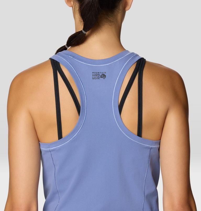 Women's Mountain Stretch Tanklette, Color: Best Coast Blue, image 7