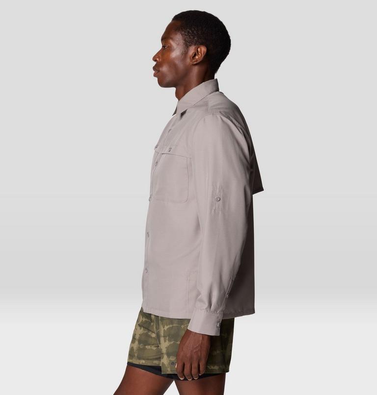 Men's Sun Drift Cooling Long Sleeve Shirt, Color: Approaching Storm, image 4