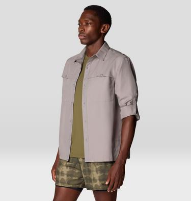 Men's Sun Drift Cooling Long Sleeve Shirt, Color: Approaching Storm, image 4